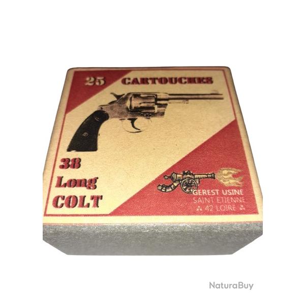 38 LC (Long Colt): Reproduction boite cartouches (vide) GU 9951389