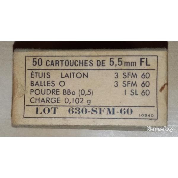 Boite ancienne militaire 22 LR