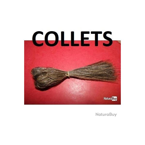 paquet de collets pour alouettes en crins de cheval - VENDU PAR JEPERCUTE (D22F9)