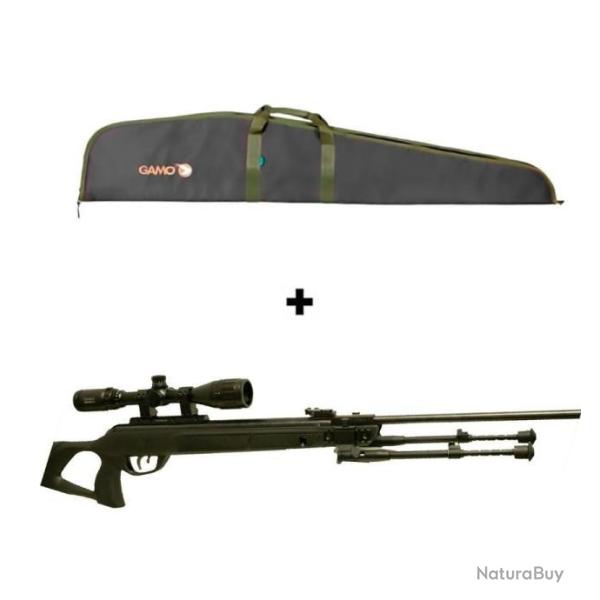 PACK-3 GAMO + BIPIED G-MAGNUM 1250 C.,6.35, 19,9 j+ Piston (45 Jul) + Lunette 4-16X40AO R.MilDot