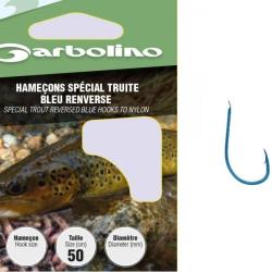 HAMECONS MONTES GARBOLINO SPECIAL TRUITE BLEU RENVERSE PAR 10 Taille 6 0.20mm