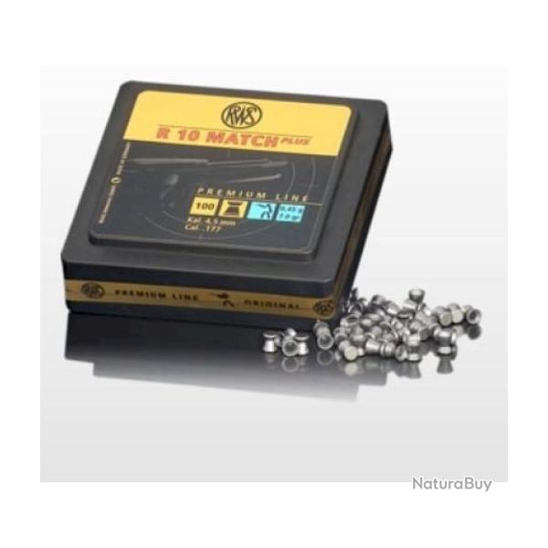 RWS CAL.R10 MATCH PLUS 4.5MM 0.53G 8.2GR PAR 100