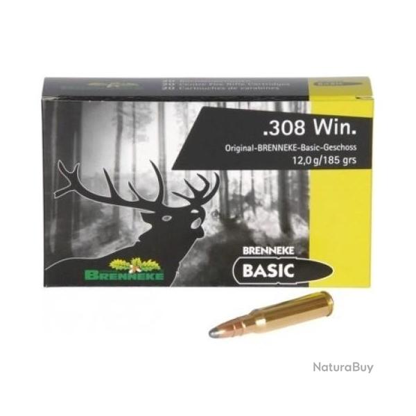 Munitions Brenneke Basic 308 12g 185gr