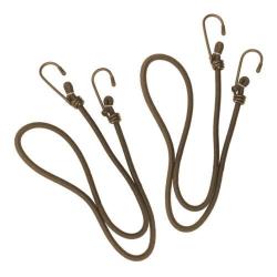 Lot/2 sandows longueur 75 cm - &Oslash; 6 mm Exp&eacute;dition tan