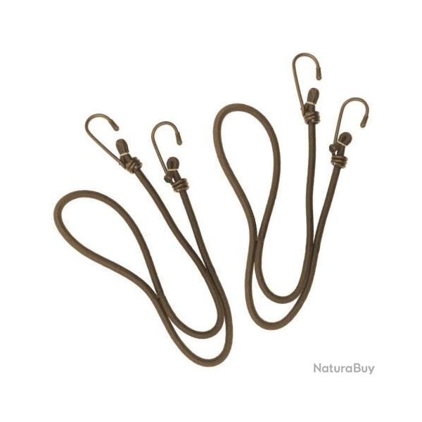 Lot/2 sandows longueur 75 cm - � 6 mm Exp�dition tan