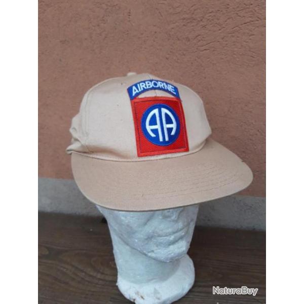 CASQUETTE BASEBALL BEIGE 82 �ME AIRBORNE