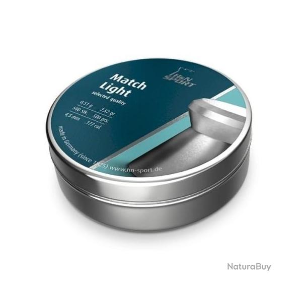 Plombs H&N Match Light cal.4.49 0.51g PAR 500