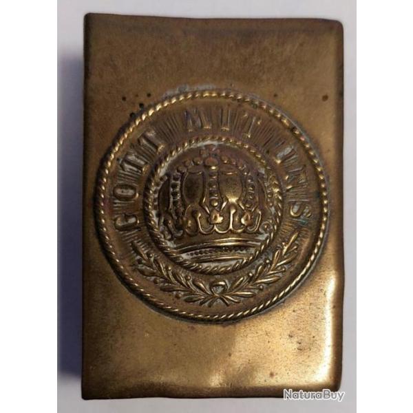 BOUCLE DE CEINTURON modle 1885 modifi en porte bote allumettes.