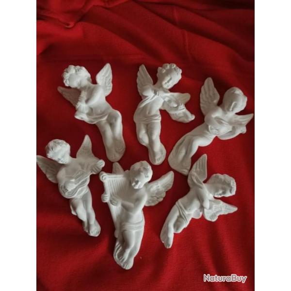 S�rie d'anges musiciens avec accroche au dos