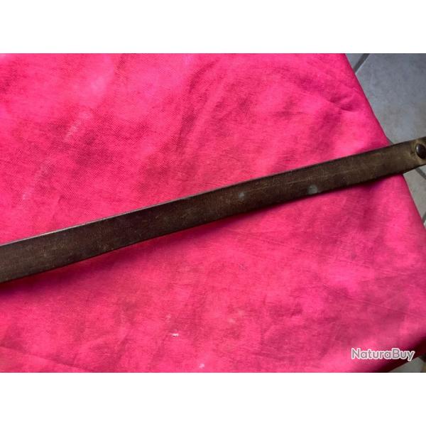 Bretelle ancienne en cuir pour arme de guerre, pas de prix de r�serve