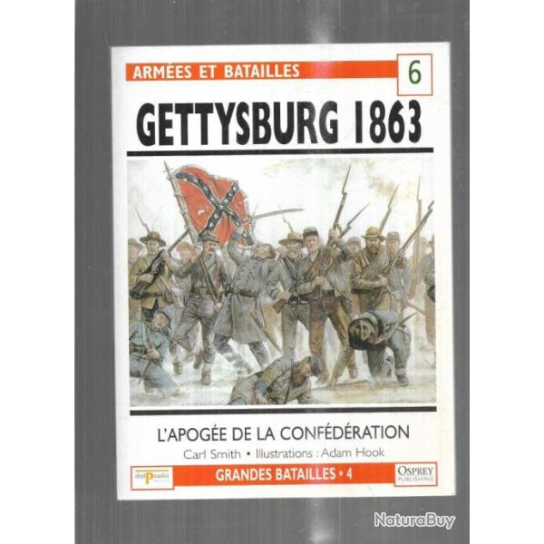 gettysburg 1863 l'apog�e de la conf�d�ration osprey del prado 4