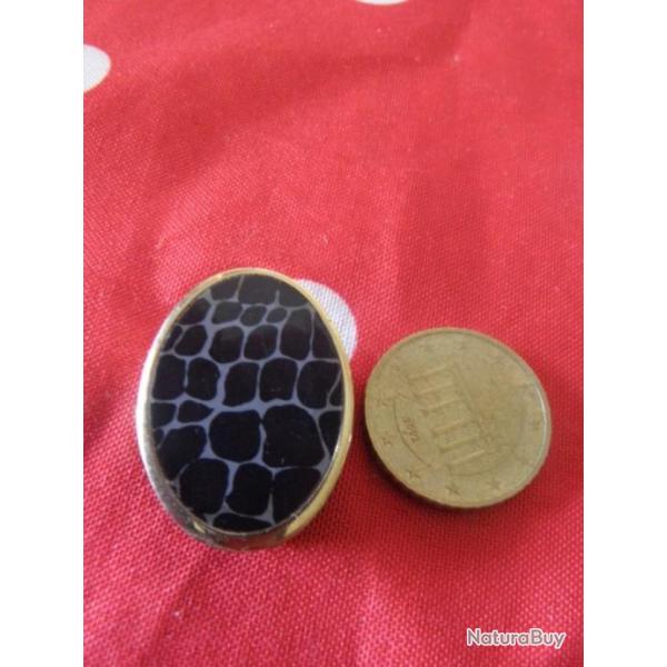 vintage attrape charpe plaque or