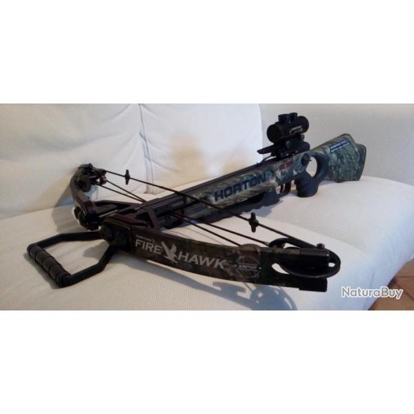 Vends arbalte Horton camo 200 livres excellent tat avec point rouge + 3 traits Horton neufs offert