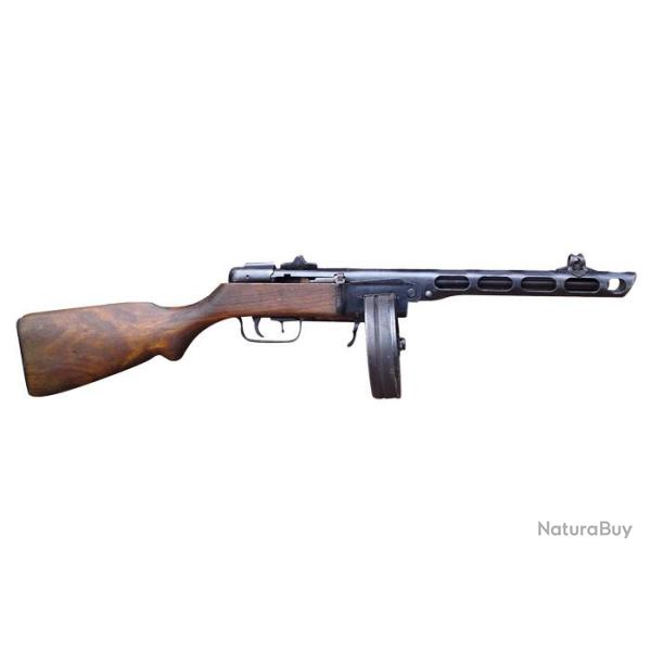 REPLIQUE FACTICE PISTOLET MITRAILLEUR PPSH-41 DENIX