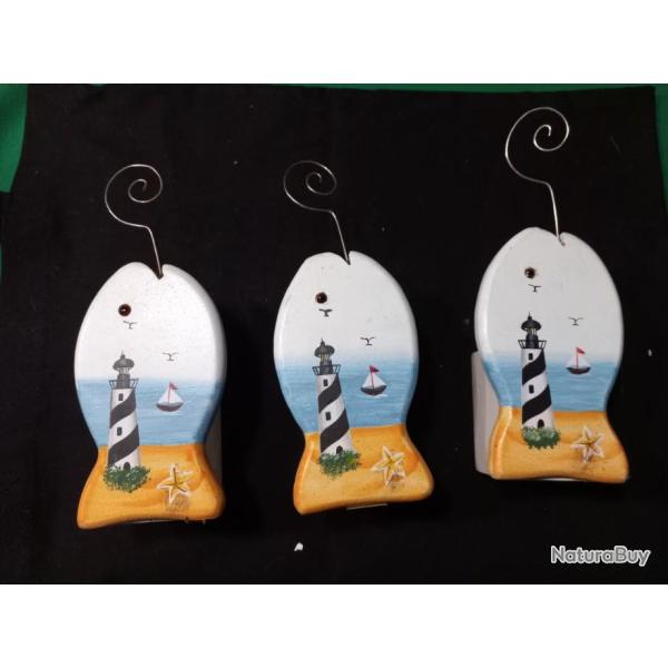 lot de 3 jolis porte photos et pot � crayons