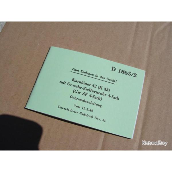 Livre technique G43 K 43