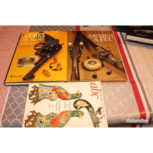 3  livres armes  occasion