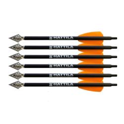 6 fl&egrave;ches de chasse pour Ek-Archery Cobra RX ADDER et Cobra R9