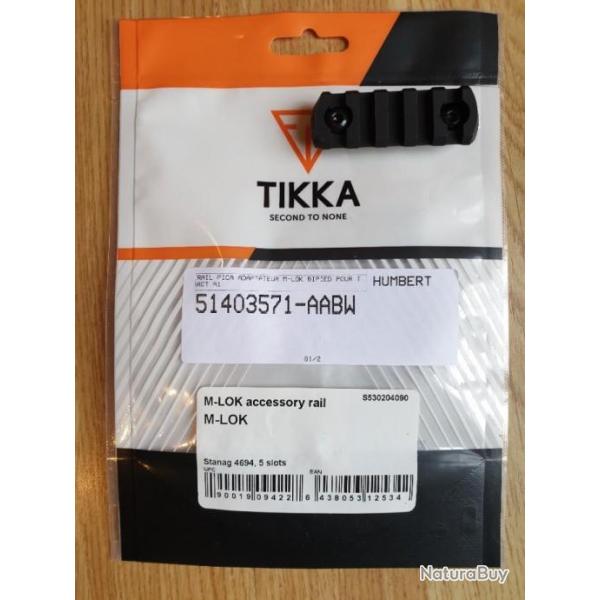 Tikka M LOK 5 slots rail Pica