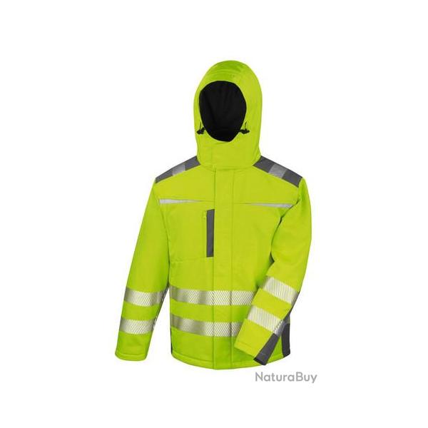 Veste de s�curit� avec bandes r�fl�chissantes : chasse, travail