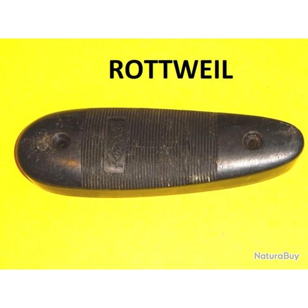 plaque de couche fusil ROTTWEIL long 139.8mm larg 44.80mm entraxe 92mm - VENDU PAR JEPERCUTE (D23B4)