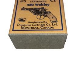 380 Webley & Son: Reproduction boite cartouches (vide) DOMINION 9970902