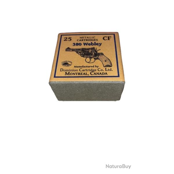 380 Webley & Son: Reproduction boite cartouches (vide) DOMINION 9970902
