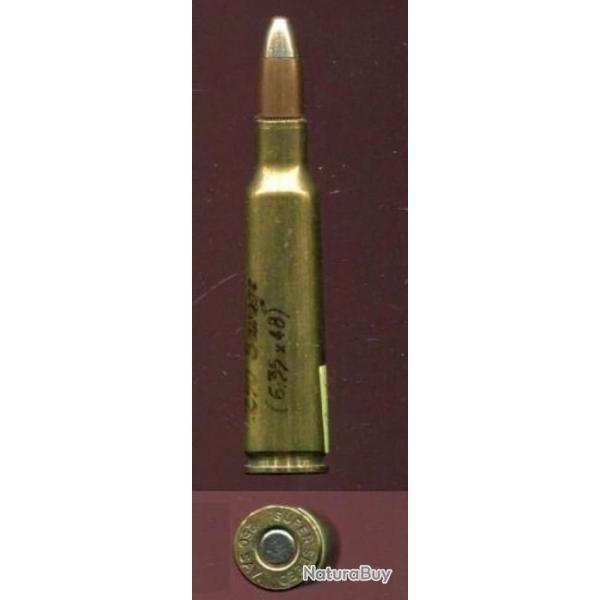 .250 SAVAGE - marquage : SUPER SPEED 250 SAV. - balle cuivre pointe en deux parties