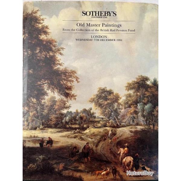 Album des ventes de Sotheby's de 1994 spcial "old master paintings"