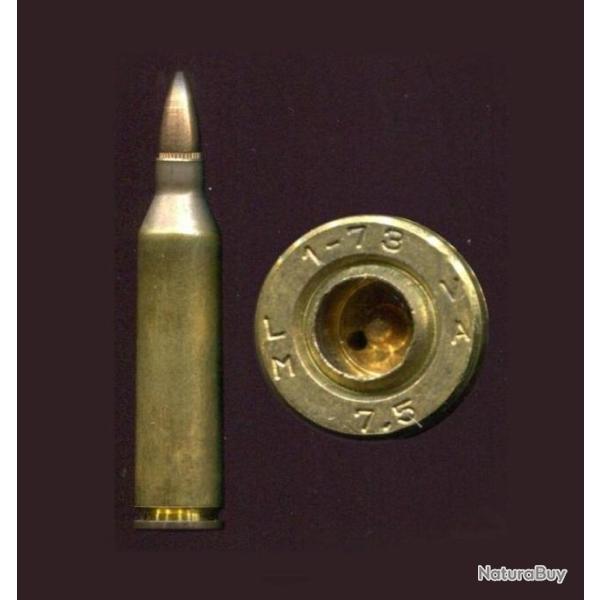 5.56 x 54 MAS exp�rimentale France - TRES RARE -marquage : LM  1-73 VA  7.5