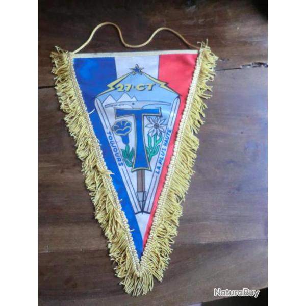 FANION 27eme C T  / TRANSMISSIONS ALPINE  GRENOBLE