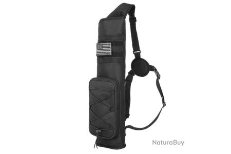Carquois Nature Pro 3 Tubes - Transport Pour 18 Flèches - Ambidextre Et Noir