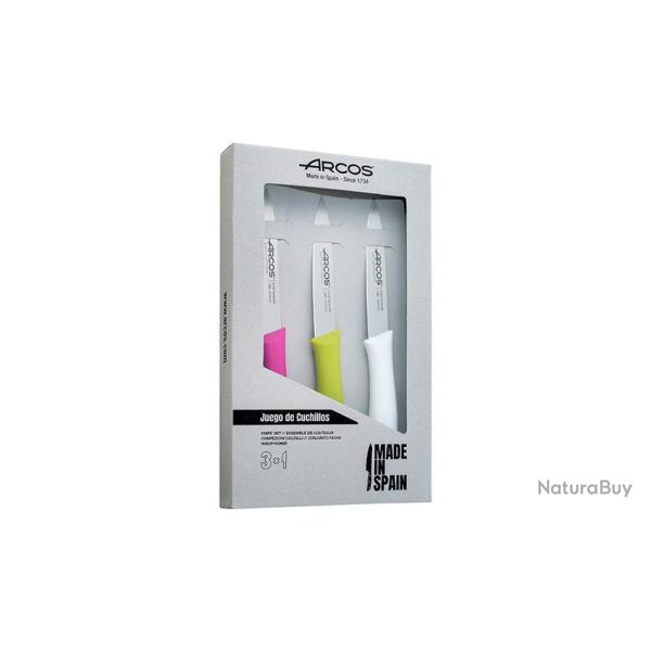 SET DE 3 COUTEAUX OFFICE NOVA ARCOS