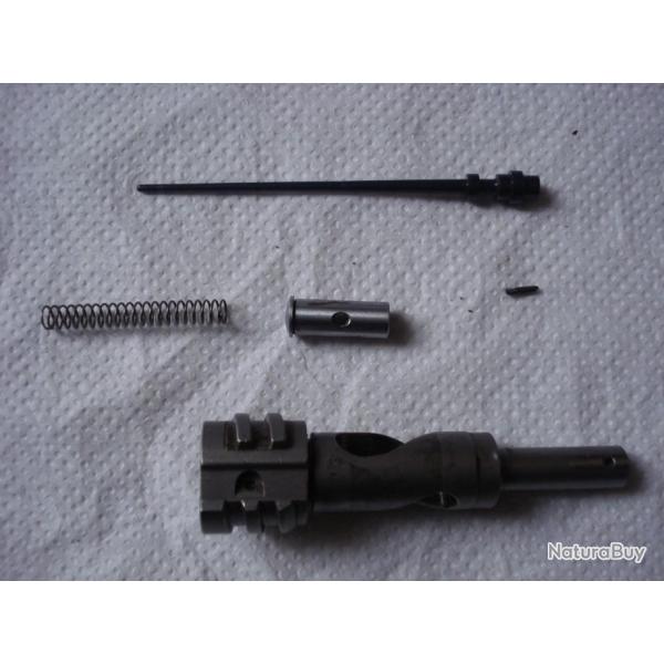 T�te de culasse, percuteur, ressort, axe pour carabine BAR 1. Etait en 7mm R Magnum.