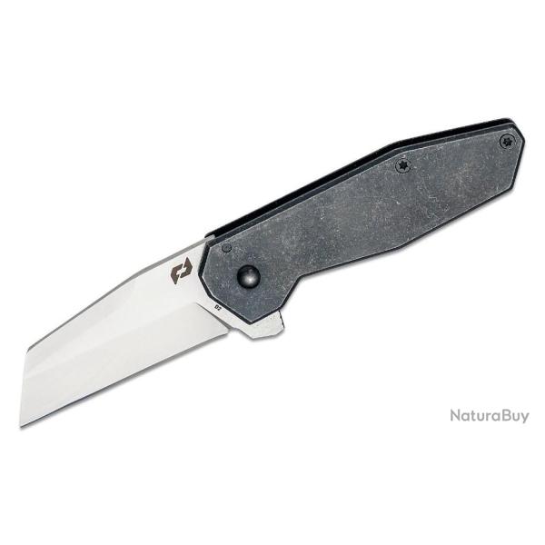 Couteau Schrade Slyte Compact Lame Acier D2 Manche Acier Framelock Clip Made USA SCH1182277