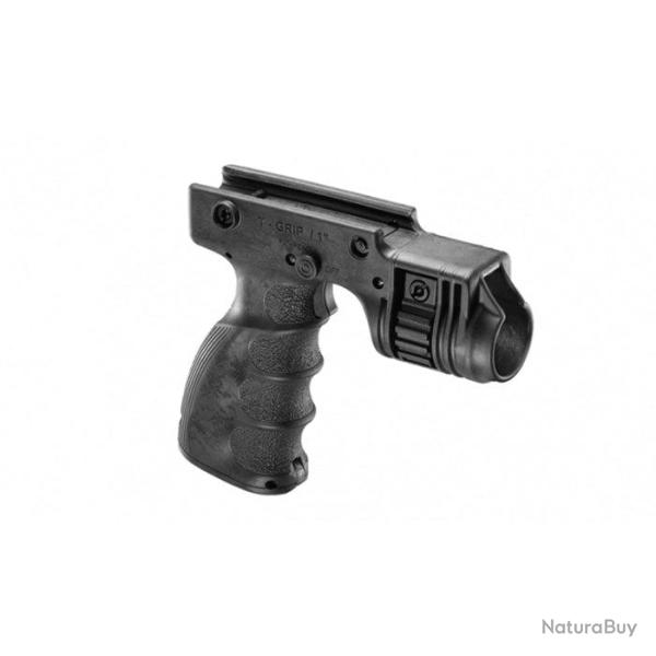 Poign�e Tactique Fab Defense avec support de lampe et d�tente pour l'allumage - Noir