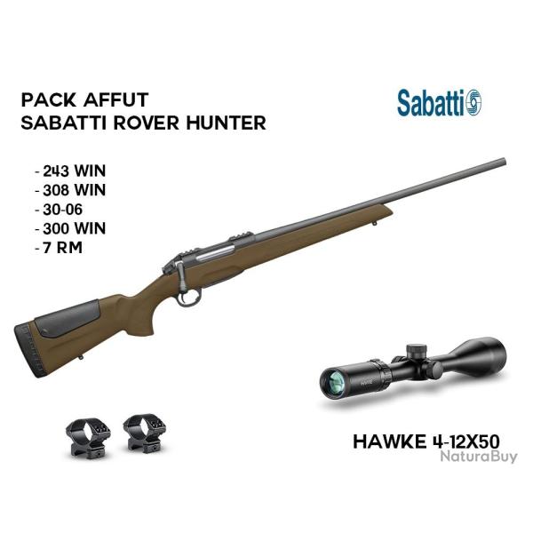 Pack aff�t SABATTI ROVER HUNTER 7 MM REM MAG