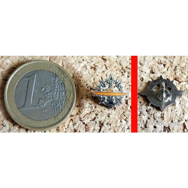 MARINE R�duction insigne Brevet Certificat Sup�rieur de Sous-Marinier fixation pin's �maill�