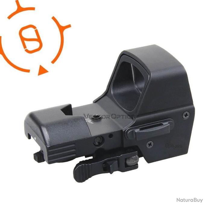 Vector point-rouge/vert omega 23x33 four reticle reflex sight