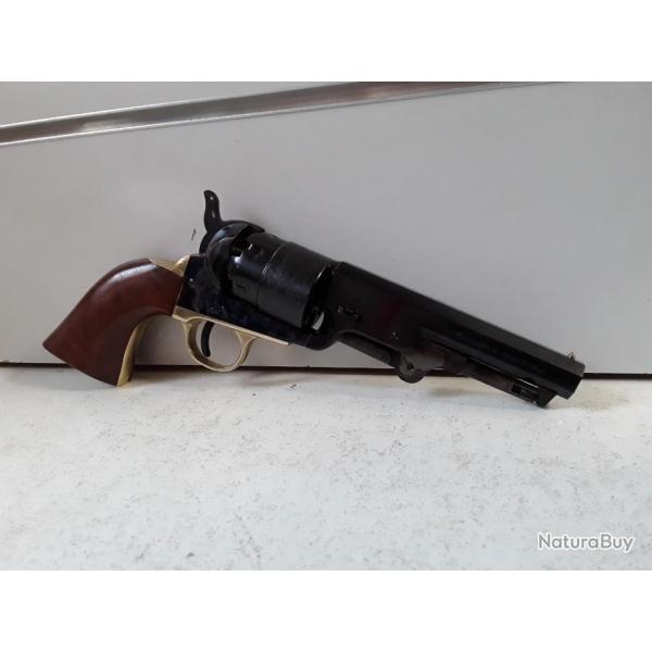 9184 REVOLVER POUDRE NOIR  PIETTA1851 NAVY YANK SHERIFF 44 STEEL FRAME NEUF