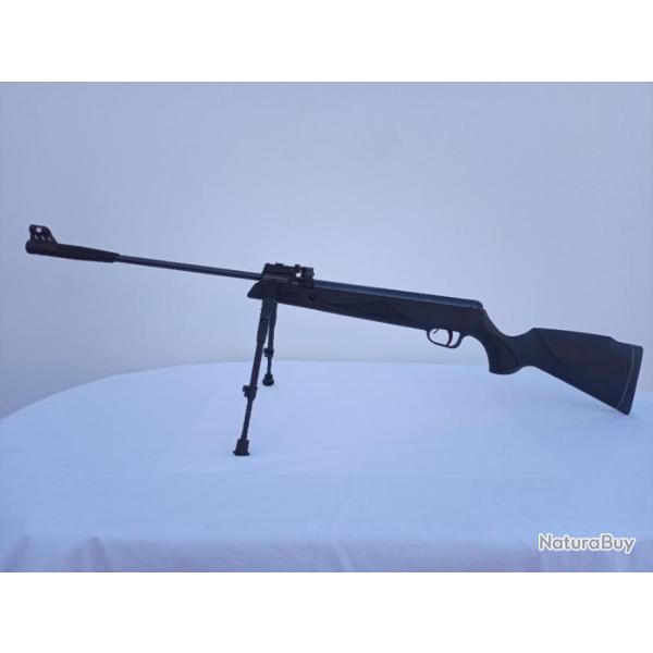 PACK-1 CARABINE SEMI-AUTOMATIQUE GR1000X ZASDAR + BIPIED (chargement automatiq) Cal. 4,5 mm 19,9 J.