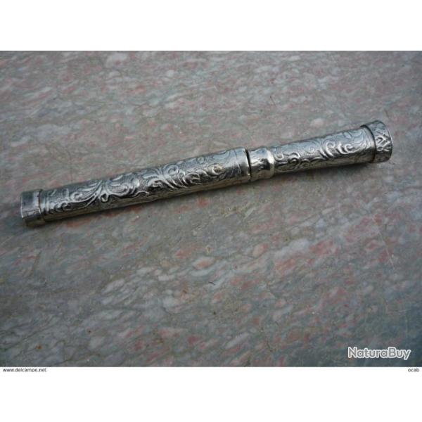 Couteau ethnique m�tal argent�/argent?