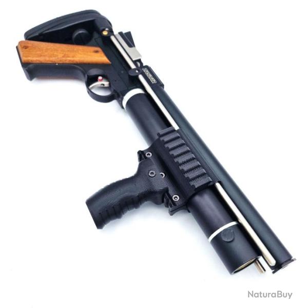 Poign�e tactique ergonomique 3 doigts pour rail picatinny 20mm