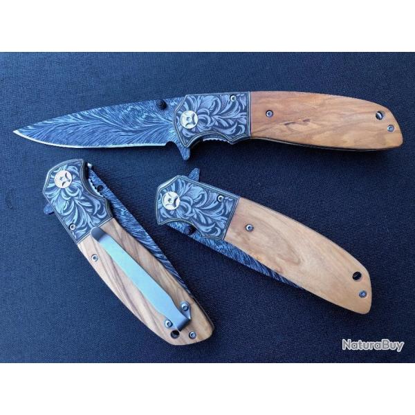 COUTEAU MANCHE BOIS OLIVIER