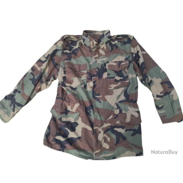 Parka avec capuche , camouflage woodland type M-64 arm�e de terre Croate - Taille L uniquement