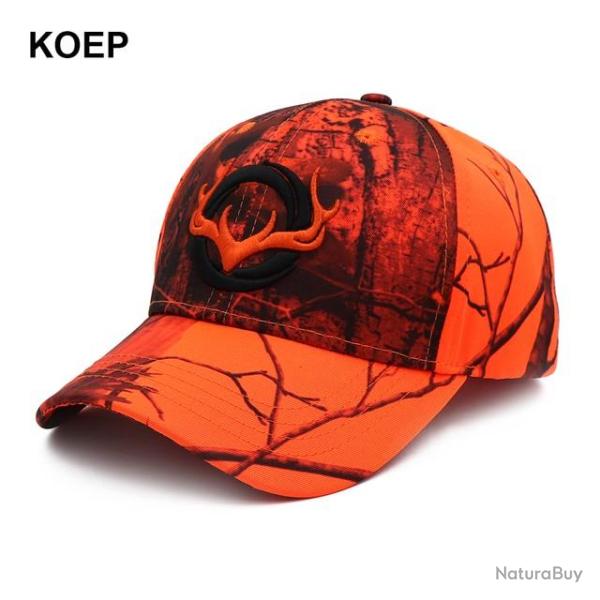 casquette chasse orange
