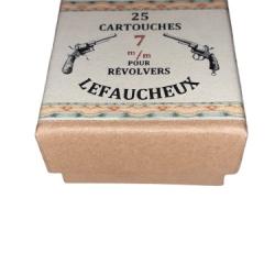 7 mm Broches type Lefaucheux: Reproduction boite munitions (vide) LE 10007310