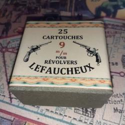 9 mm Broches (Lefaucheux P2): Reproduction boite munitions (vide) LE 10007326