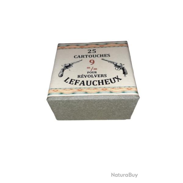 9 mm Broches type Lefaucheux: Reproduction boite munitions (vide) LE 10007326