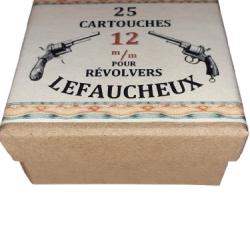 12 mm Broches type Lefaucheux: Reproduction boite munitions (vide) LE 10007348
